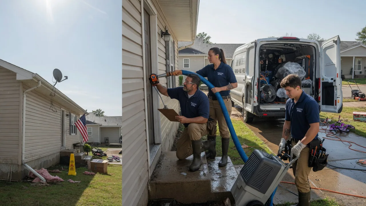 Ceiling Water Damage Restoration in Battle Creek, IA near me